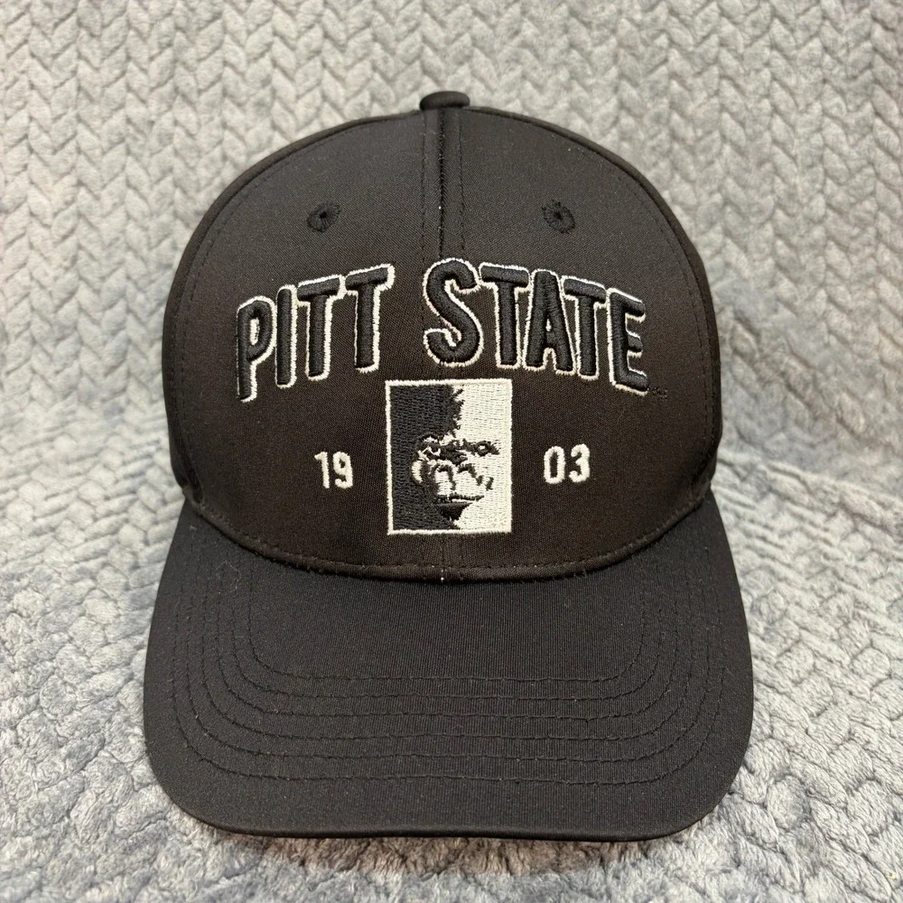 Captivating Pittsburg State University Gorillas Snapback Hat Black Pitt State